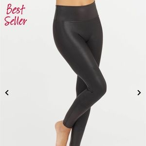 Spanx leather leggings small